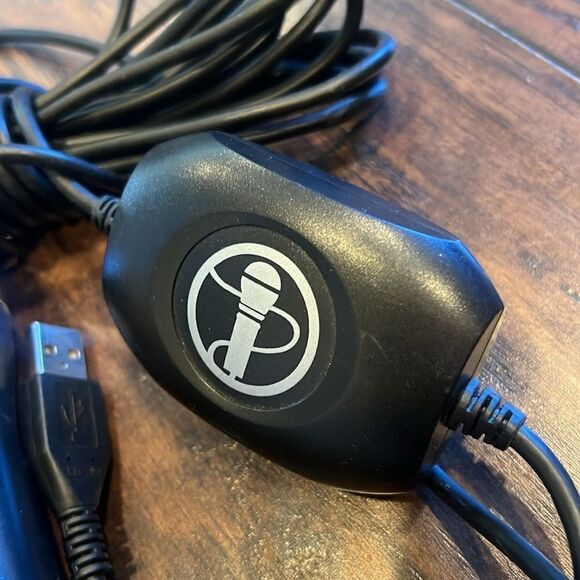 Rock Band Microphone For Wii/xbox 360/PS3 Black By Logitech - Picture 3 of 4